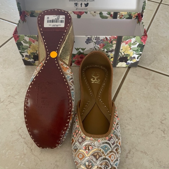 Genuine Leather Womens Jutti Flat Size 8 - Picture 2 of 3